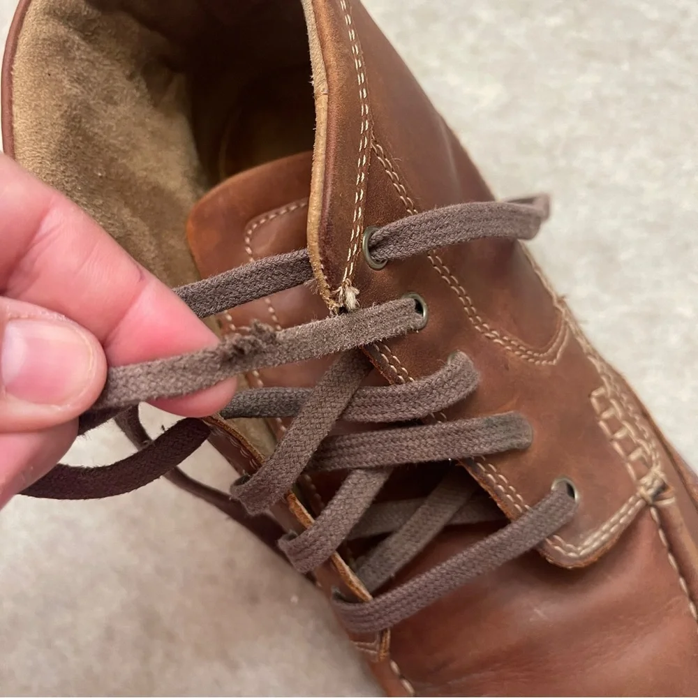 Ariat Lookout Moc Toe Lace Up Brown Leather Lace Up Work Boots Men’s Size 12D